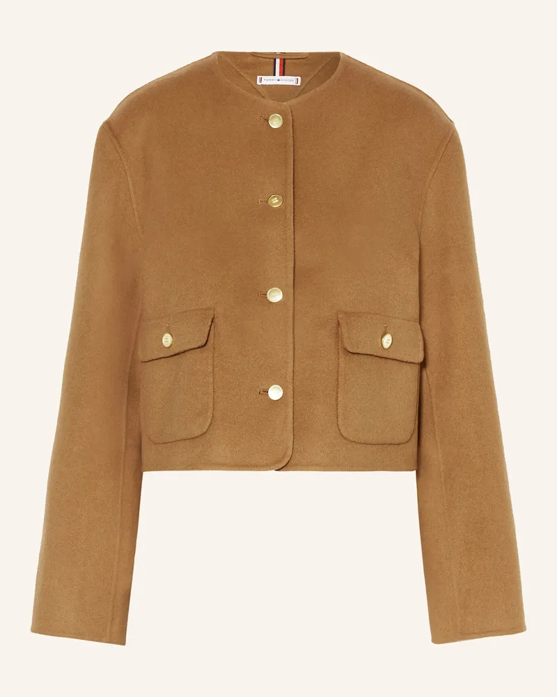 Tommy Hilfiger Kastenjacke beige Braun
