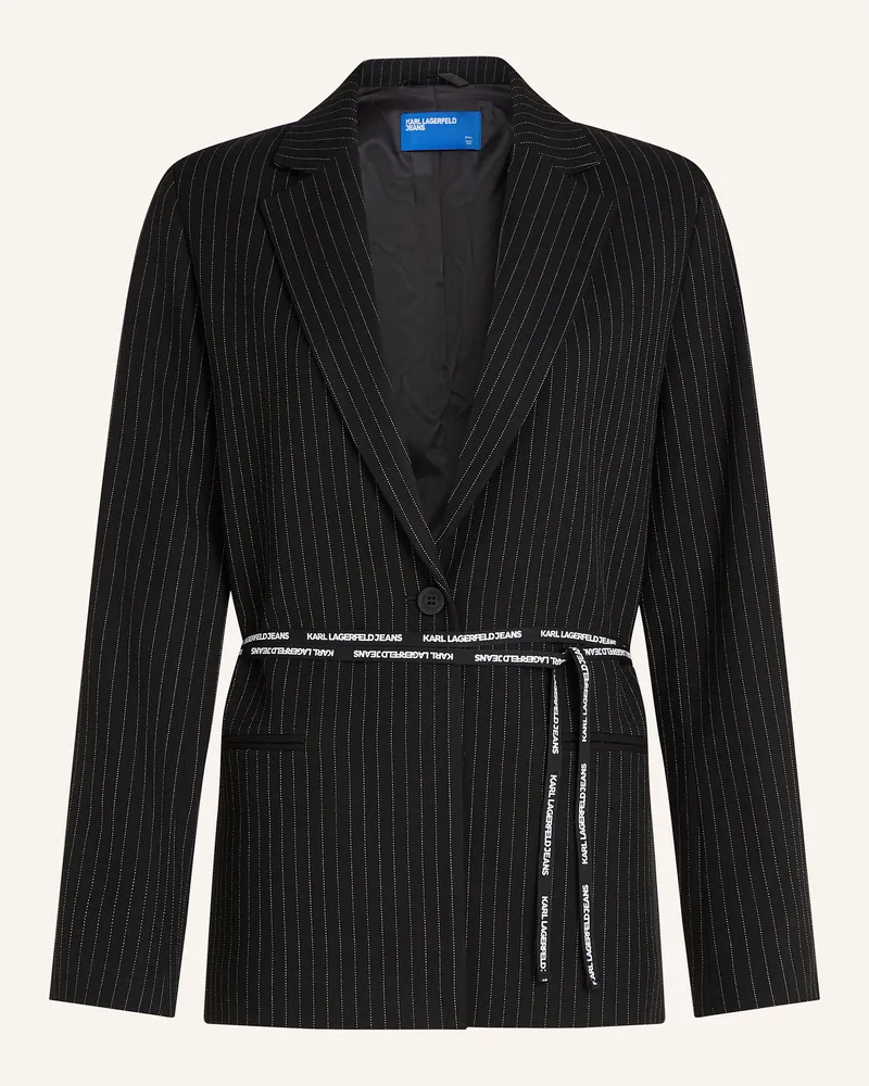 Karl Lagerfeld Blazer schwarz Schwarz