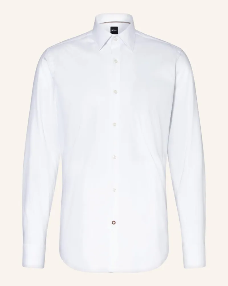 HUGO BOSS Hemd JOE Regular Fit Weiss