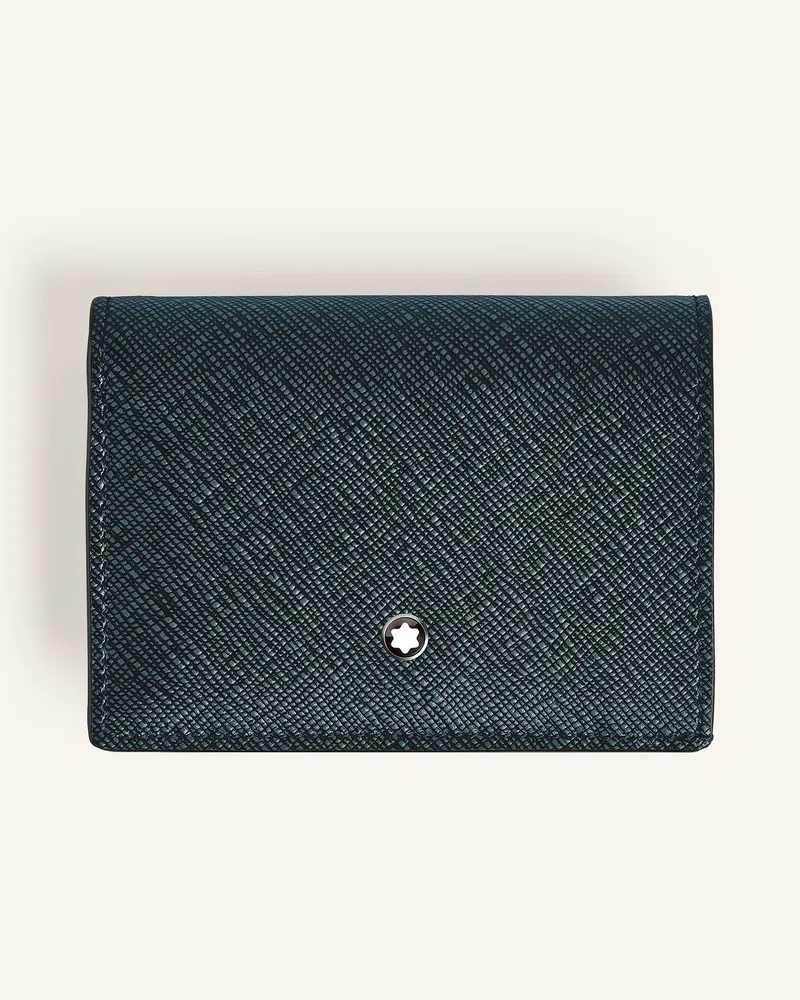 Montblanc Saffiano-Geldbörse SARTORIAL Blau