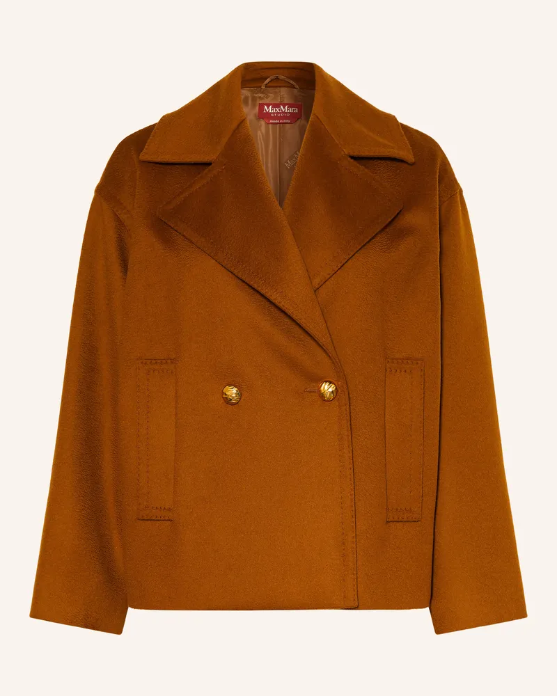 Max Mara Cabanjacke Snob braun Braun