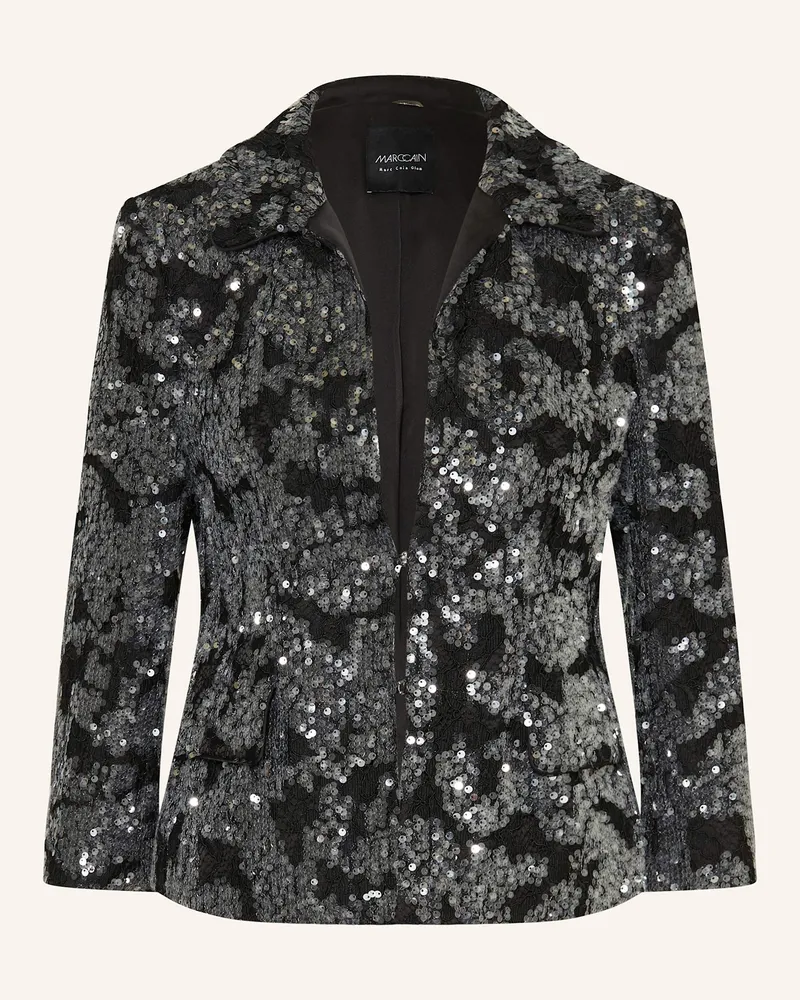 Marc Cain Spitzenblazer mit Pailletten und 3/4-Arm 900