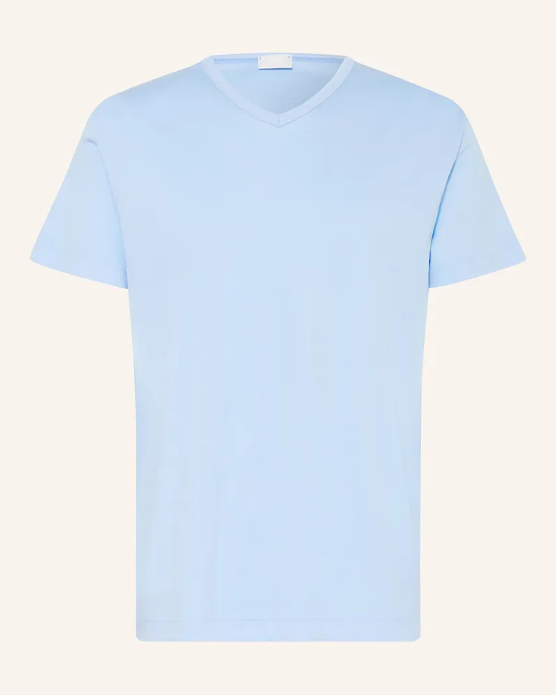 Mey Schlafshirt Serie Solid Night blau Hellblau