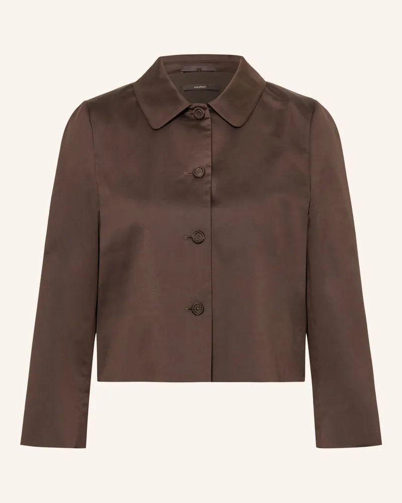windsor. Kastenjacke Dunkelbraun
