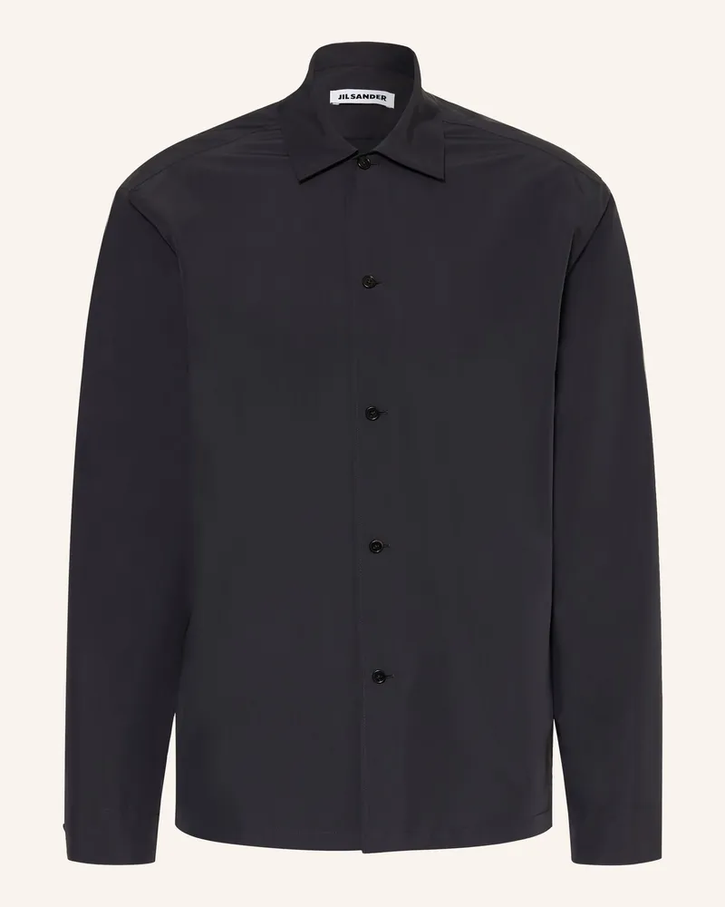 Jil Sander Hemd Comfort Fit schwarz Schwarz