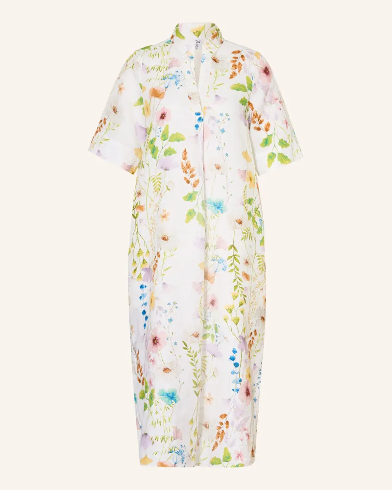 Backstage Leinenkleid weiss Creme