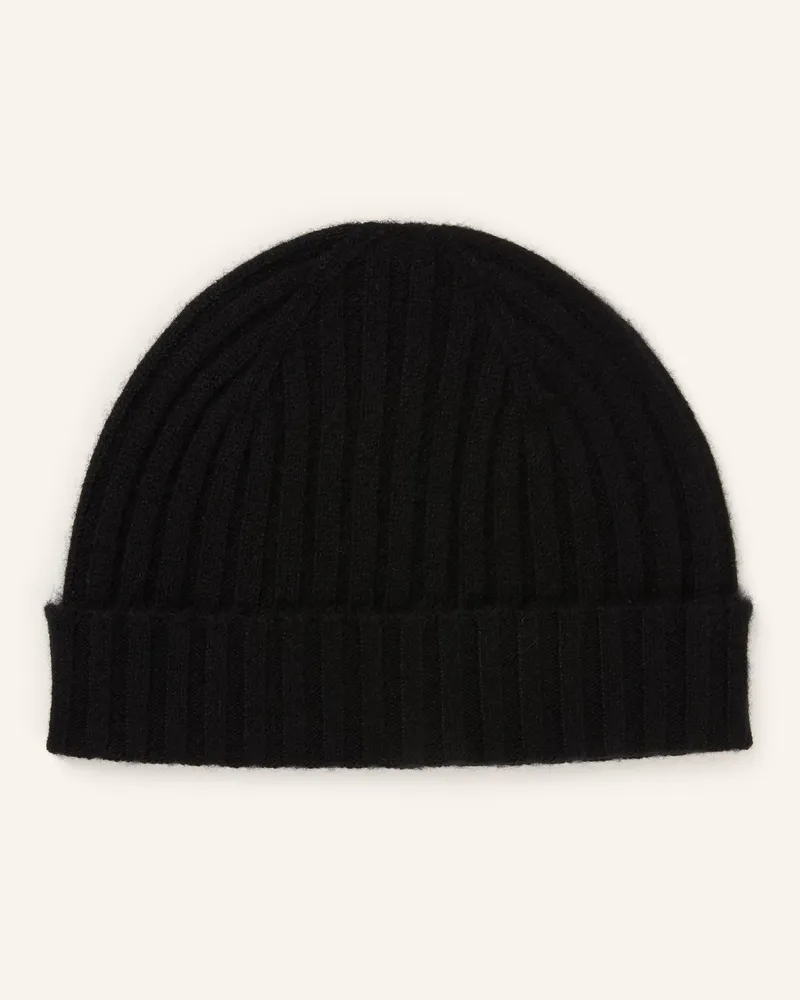 Strokesman's Cashmere-Mütze schwarz Schwarz