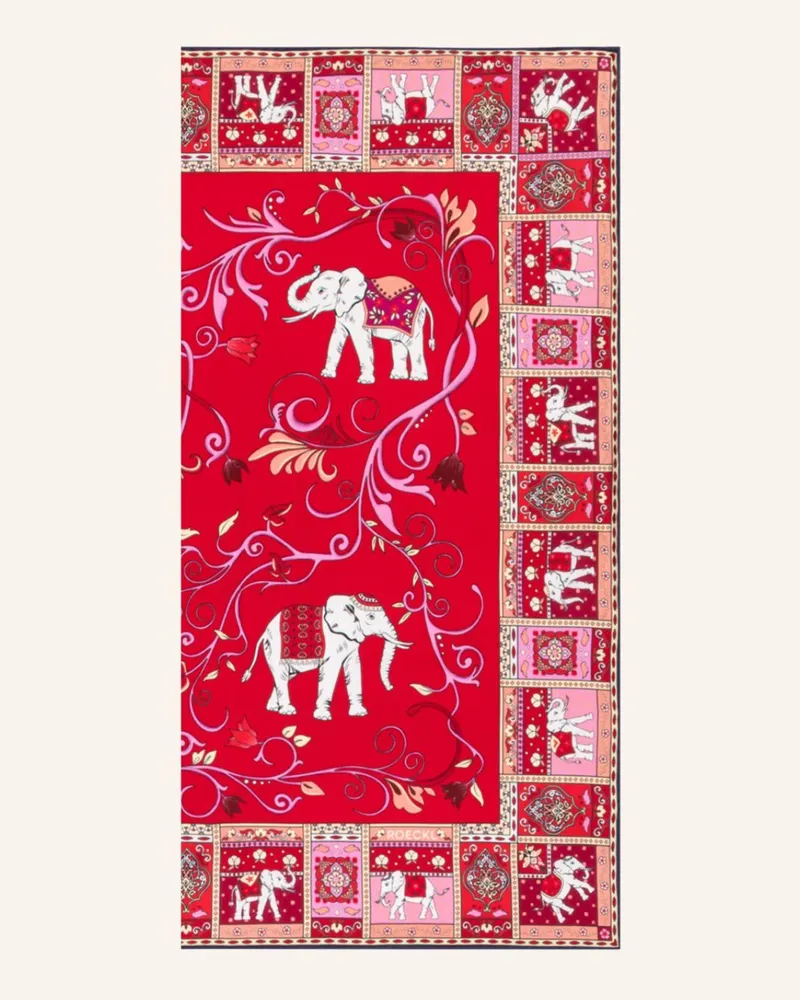 Roeckl Seidentuch Lucky Elephant beige Beige