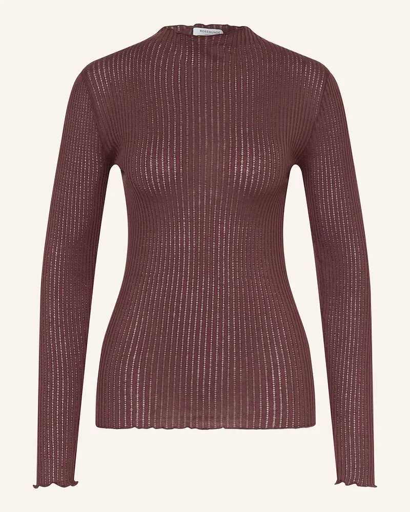 Rosemunde Seidenpullover BELIZE Dunkelrot
