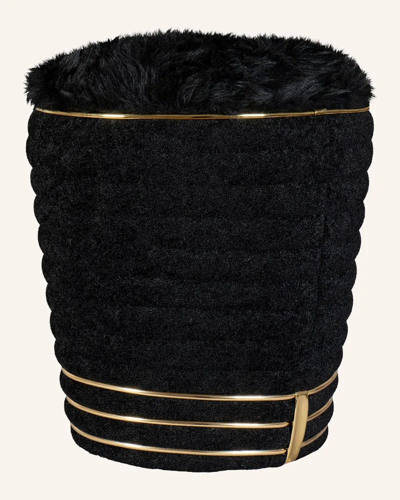 Kayoom Hocker DORIC Schwarz