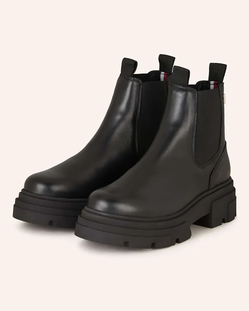 Tommy Hilfiger Chelsea-Boots - SCHWARZ Schwarz