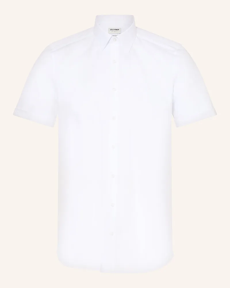 Olymp Kurzarm-Hemd Level Five Body Fit weiss Weiss