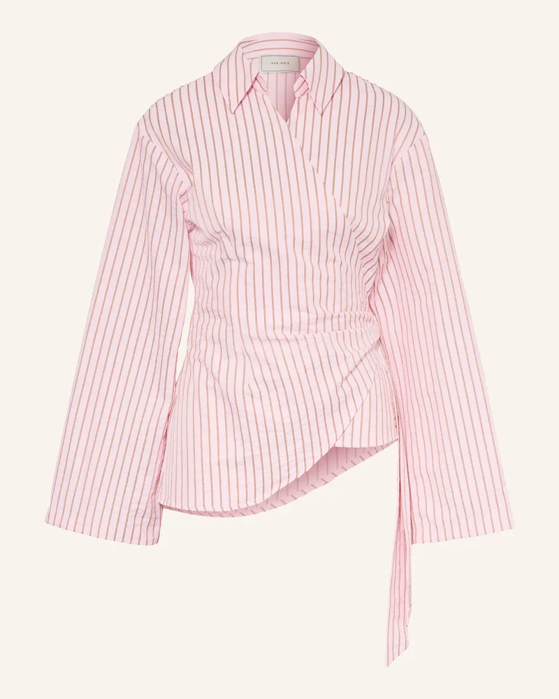 Neo Noir Wickelbluse TIFUNA Rosa