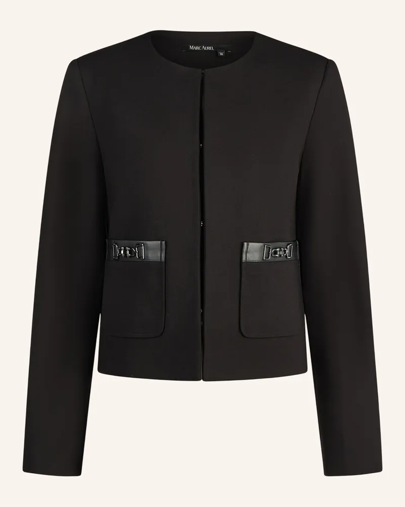 MARC AUREL Blazerjacke schwarz Schwarz