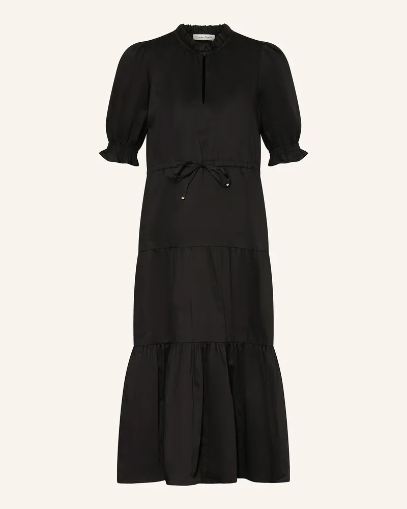 Phase Eight Kleid JEN mit Rüschen Schwarz
