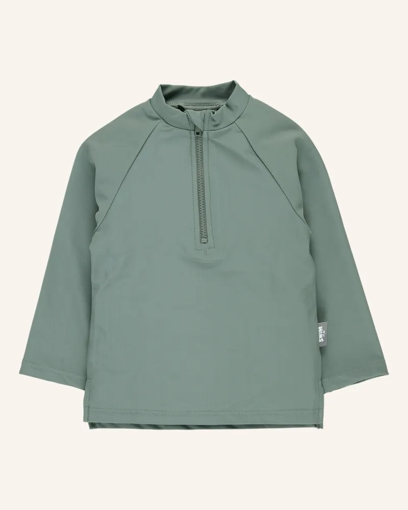Sterntaler Badeshirt langarm uni Dunkelgrün