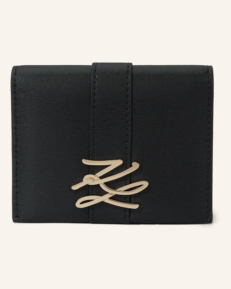 Karl Lagerfeld Kartenetui schwarz Schwarz