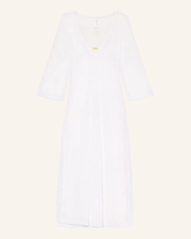 Marie Jo Strandkleid aus Mesh mit 3/4-Arm Weiss
