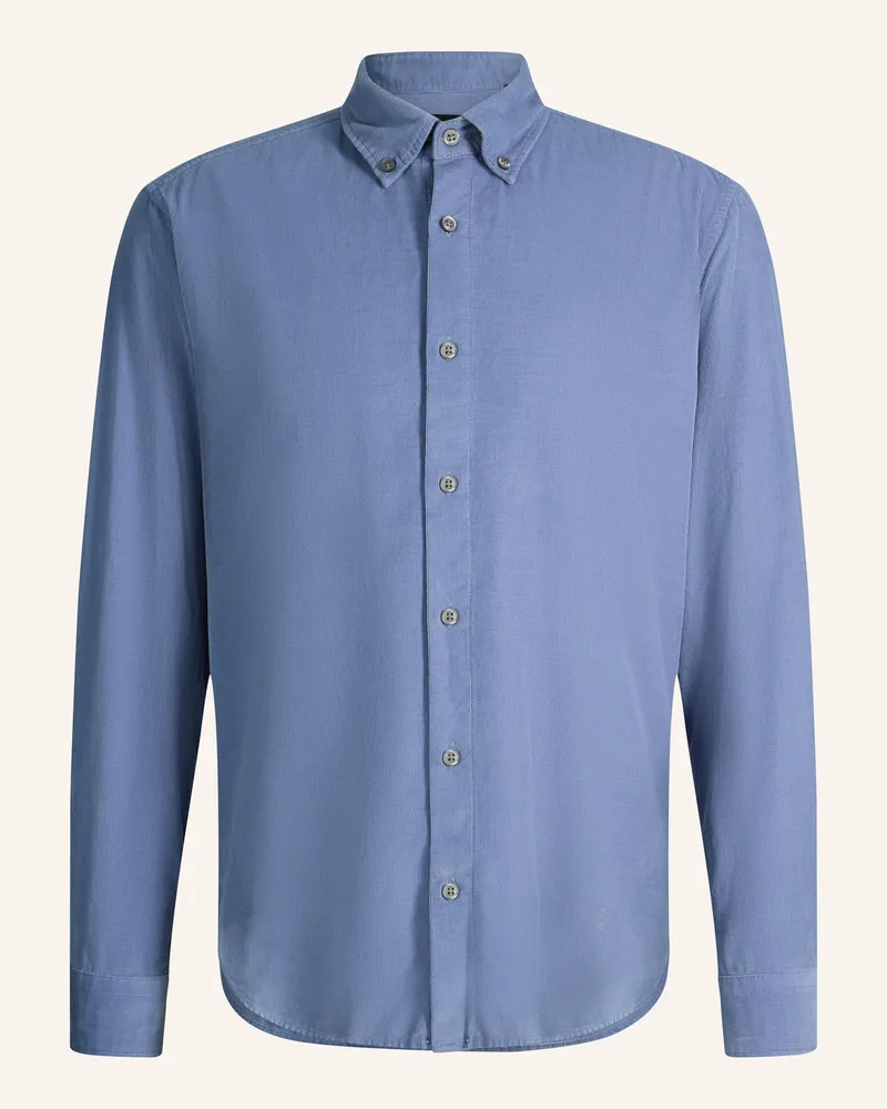 Strellson Cordhemd Corey Regular Fit blau Hellblau