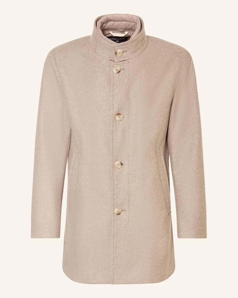 Strellson Wollmantel Finlay 2.0 beige Hellgrau