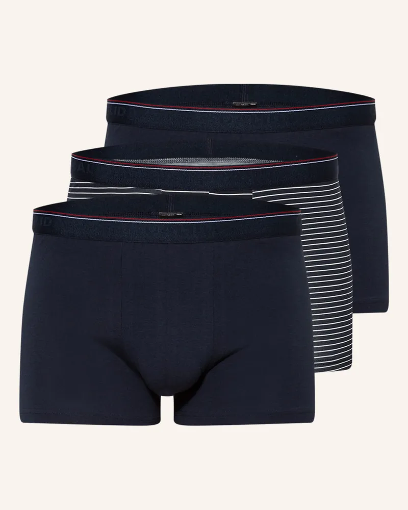 Calida 3er-Pack Boxershorts NATURAL BENEFIT Dunkelblau