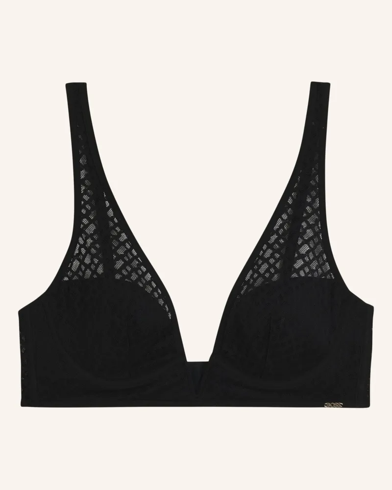 HUGO BOSS Bh TRIANGLE  B LACE Schwarz