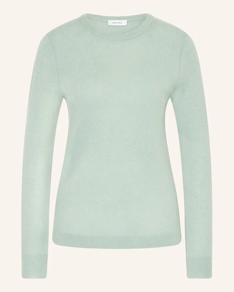 Darling Harbour Cashmere-Pullover gruen Eukalyptusgrün