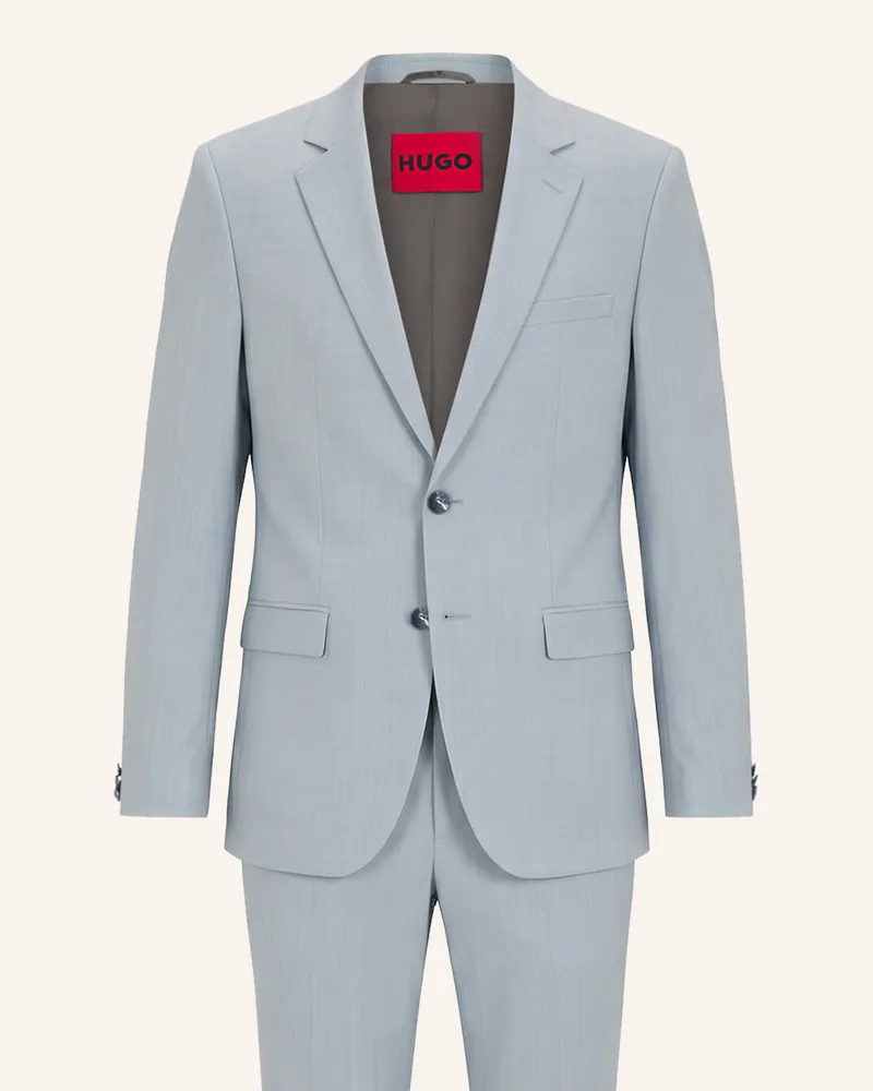 HUGO BOSS Business Anzug Arti-hesten253x Extra-Slim Fit blau Blau