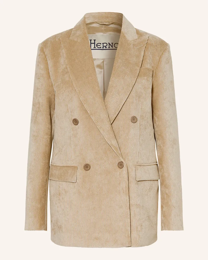 Herno Cordblazer beige Beige