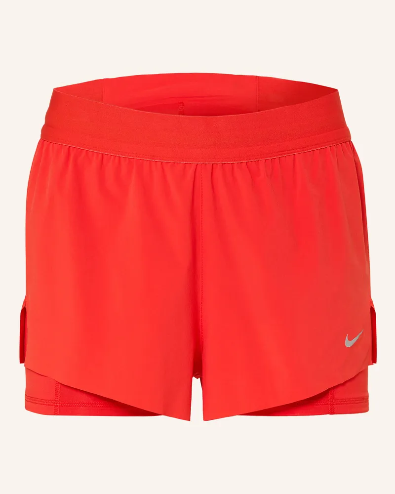 Nike 2-in-1-Laufshorts DRI-FIT SWIFT Lachs