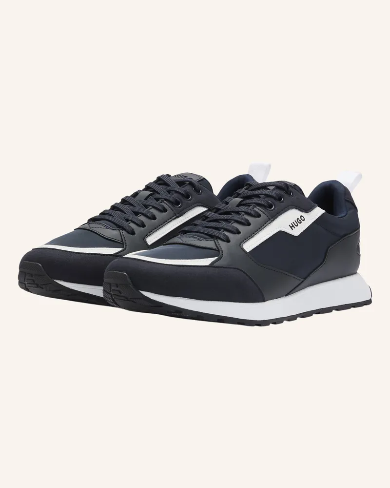 HUGO BOSS Sneaker ICELIN_RUNN_PUMF_N Dunkelblau