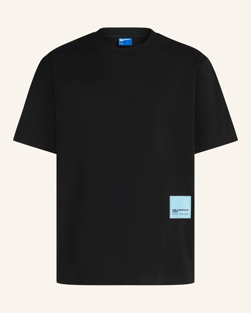Karl Lagerfeld T-Shirt schwarz Schwarz