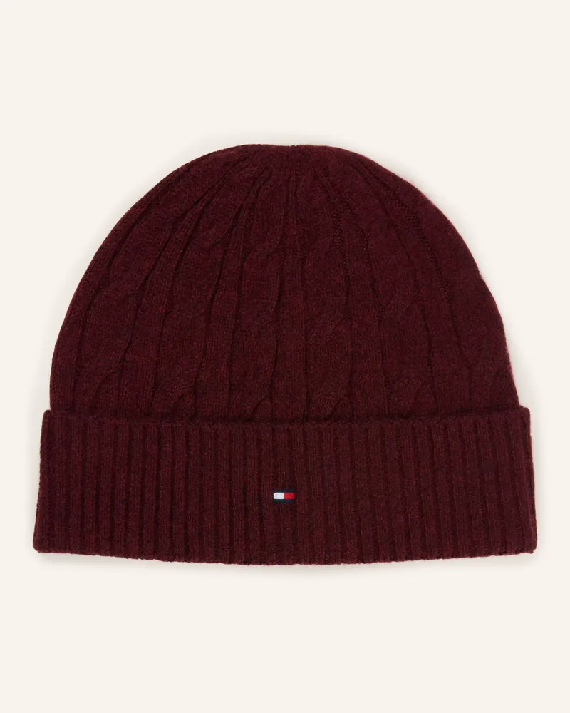 Tommy Hilfiger Mütze rot Dunkelrot