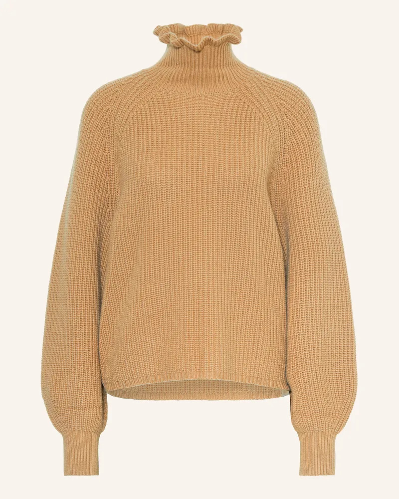 Max Mara Pullover Pontile Mit Cashmere braun Cognac