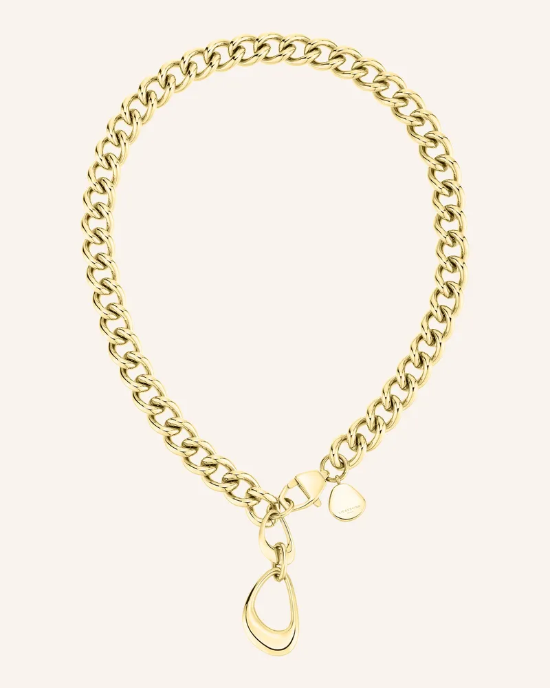 Liebeskind Halskette  Aus  Edelstahl gold Gold