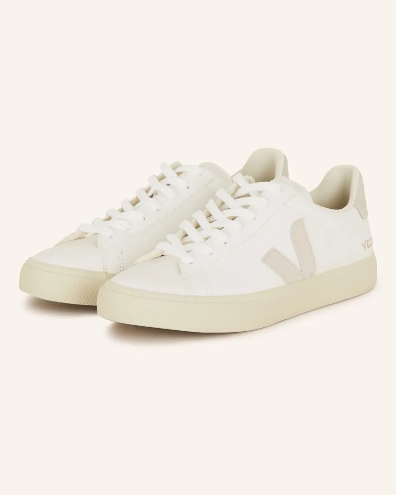 VEJA Sneaker Campo beige Weiss