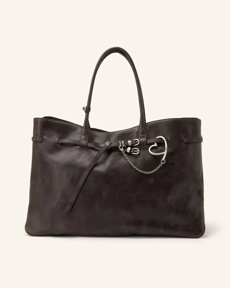 Marge Sherwood Shopper Grandma Used Bag Xl braun Dunkelbraun