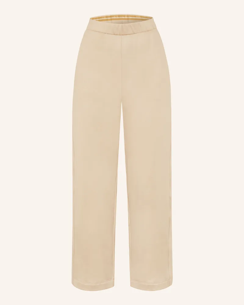 Max Mara Sweatpants FILOVIA mit Seide Camel