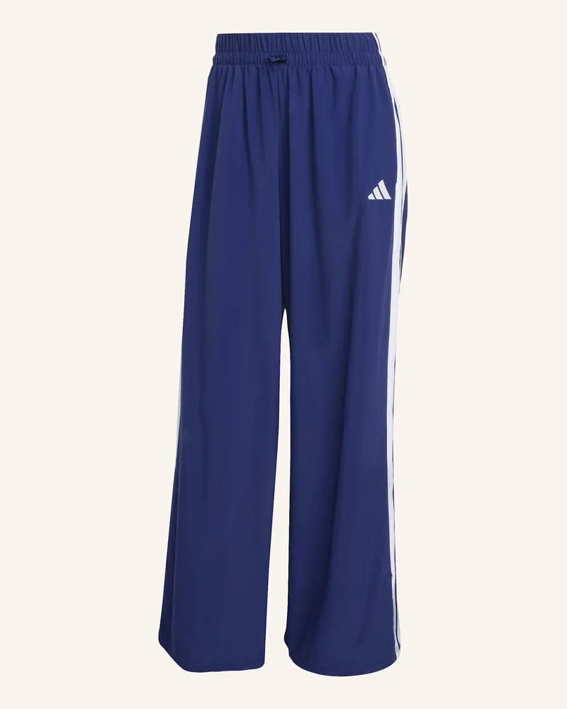 adidas Essentials 3-Streifen Lifestyle Woven Parachute Hose blau Blau