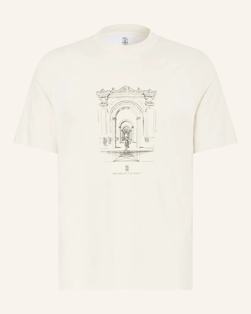 Brunello Cucinelli T-Shirt beige Creme