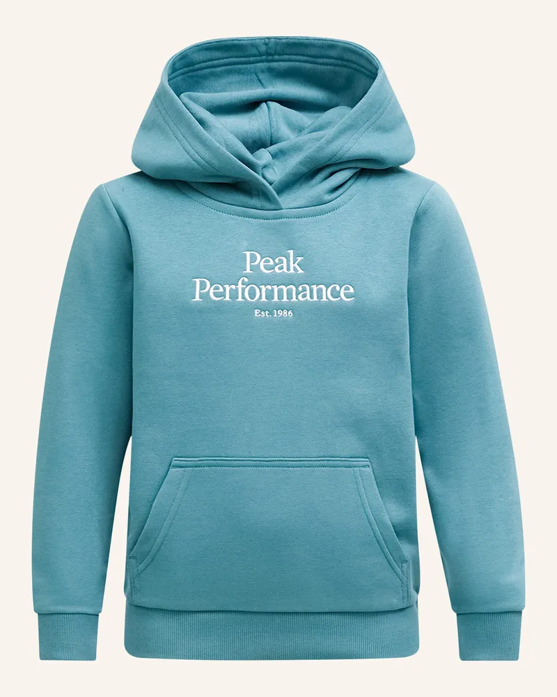 Peak Performance Kapuzensweatshirt Türkis