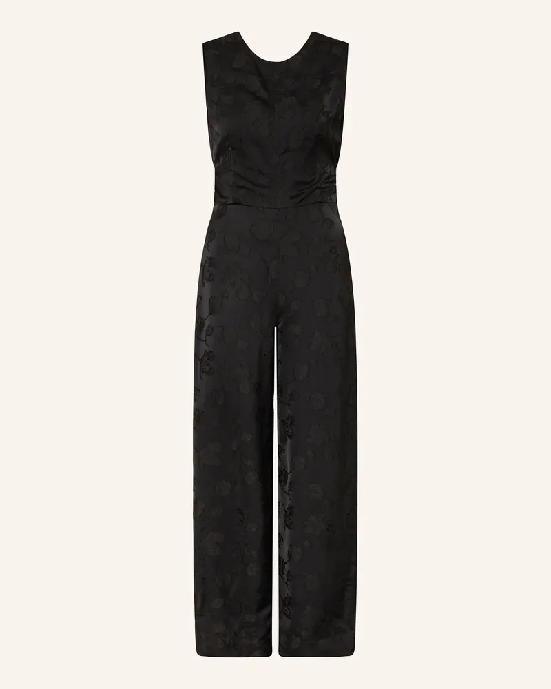 Claudie Pierlot Jacquard-Jumpsuit Schwarz