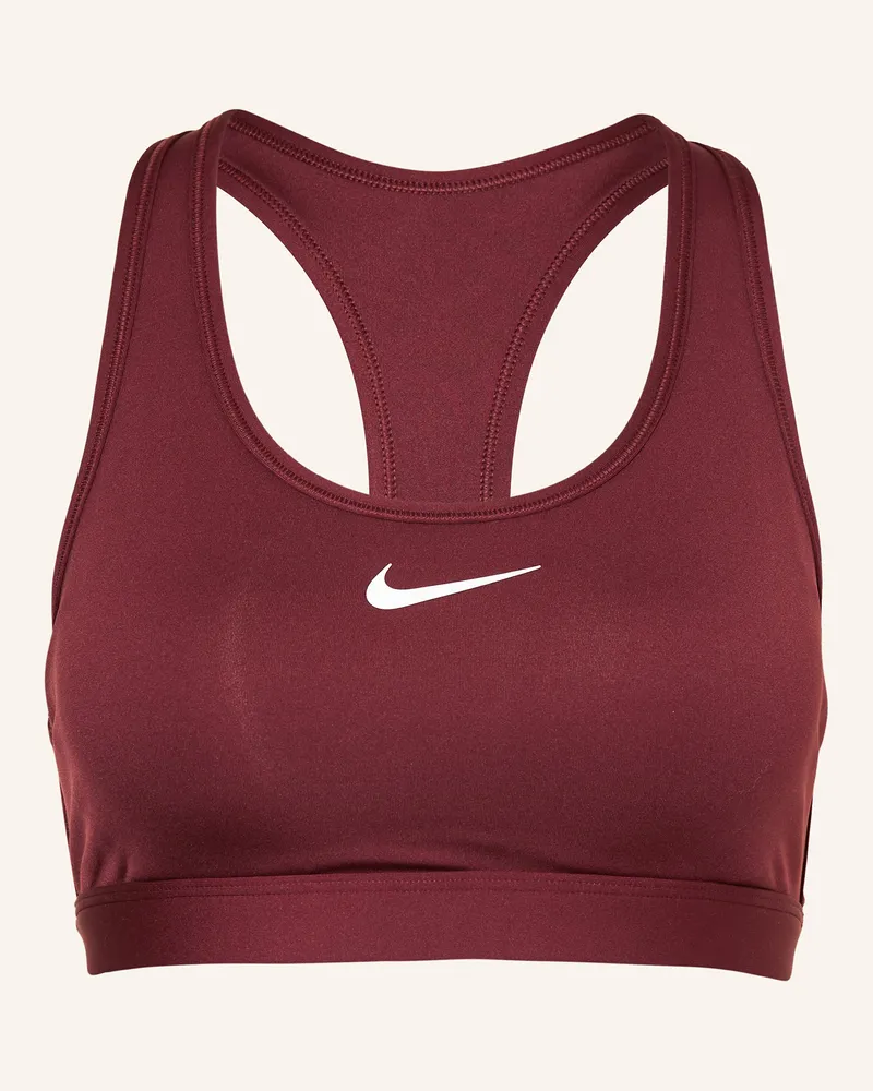 Nike Sport-BH SWOOSH Dunkelrot