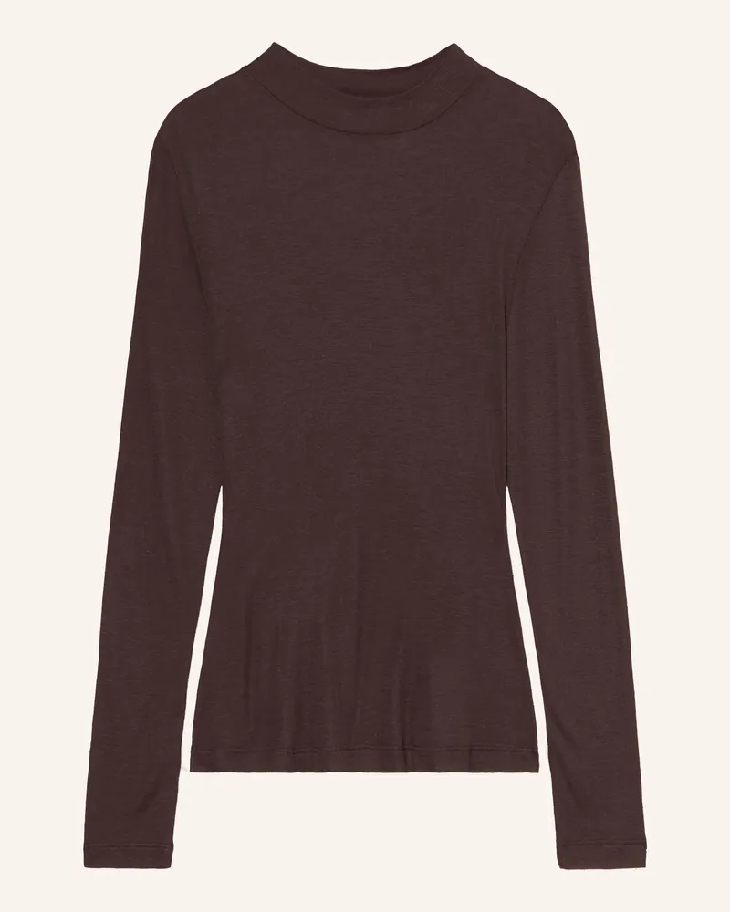 OPUS Longsleeve Sentro braun Dunkelbraun