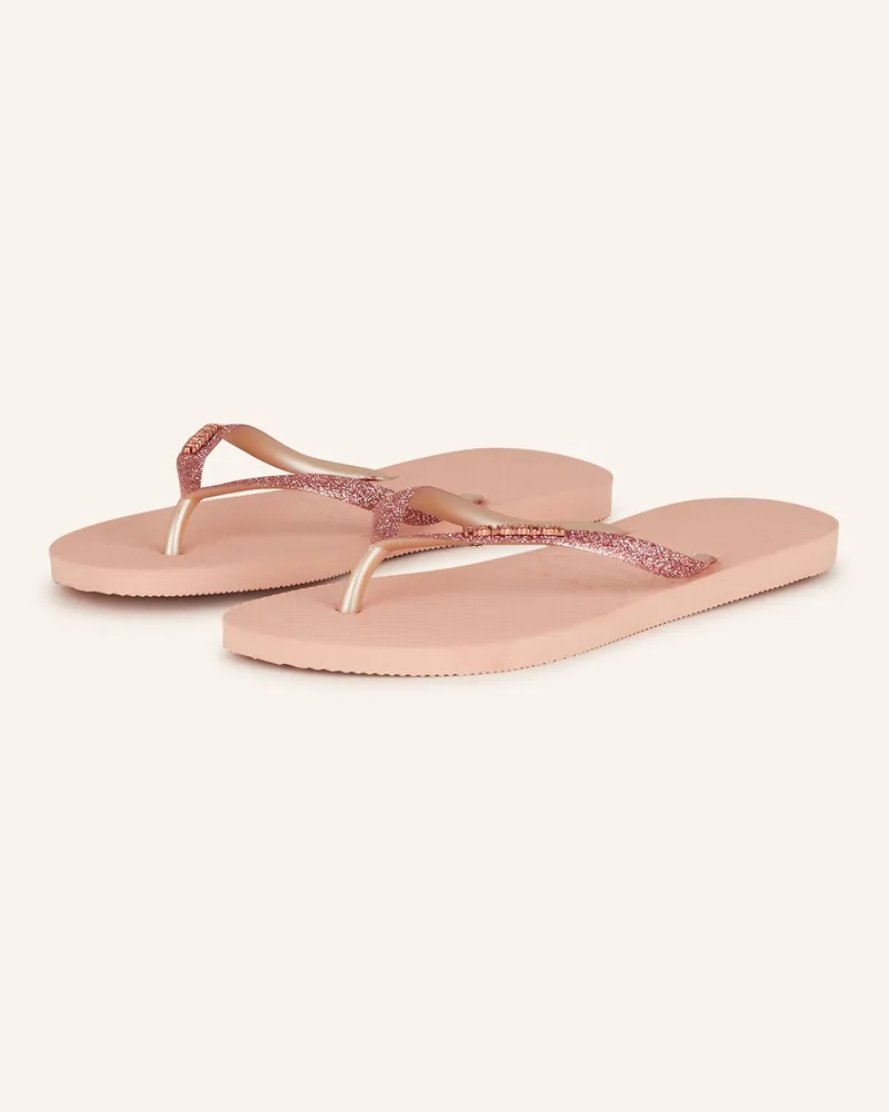 Havaianas Zehentrenner SLIM GLITTER II Rosa