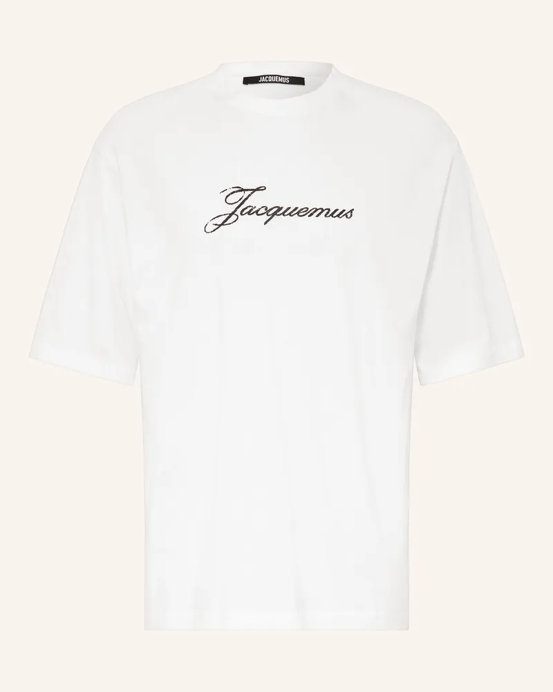 Jacquemus Oversized-Shirt Le T-Shirt weiss Weiss