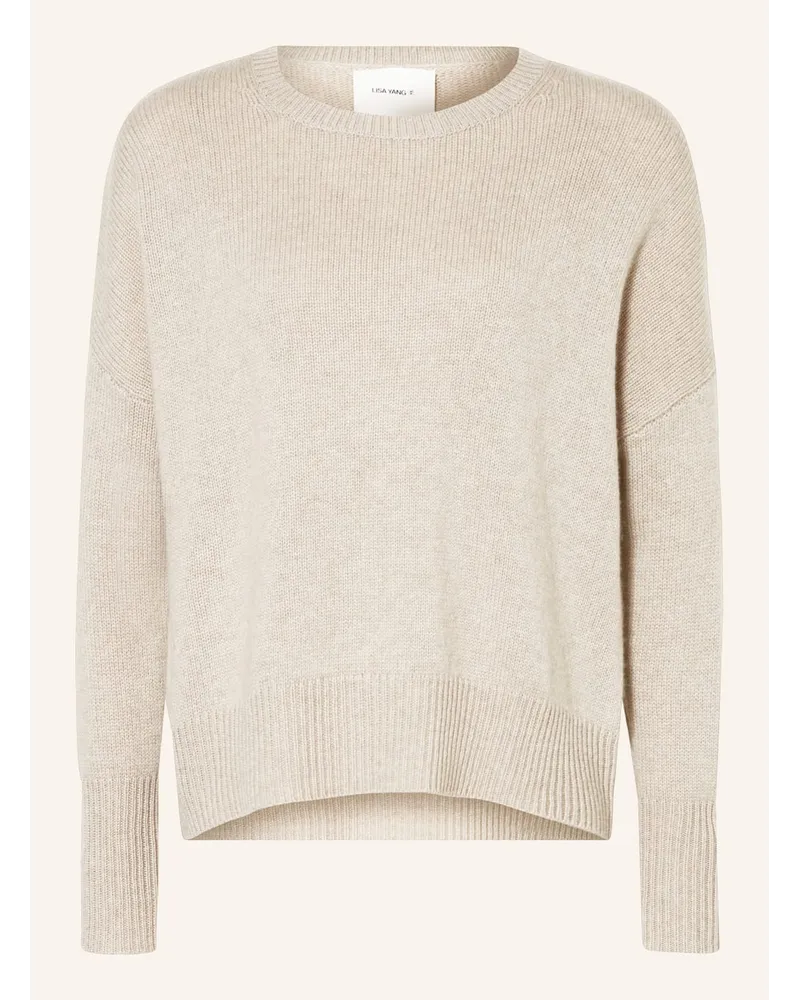 Lisa Yang Cashmere-Pullover MILA Beige