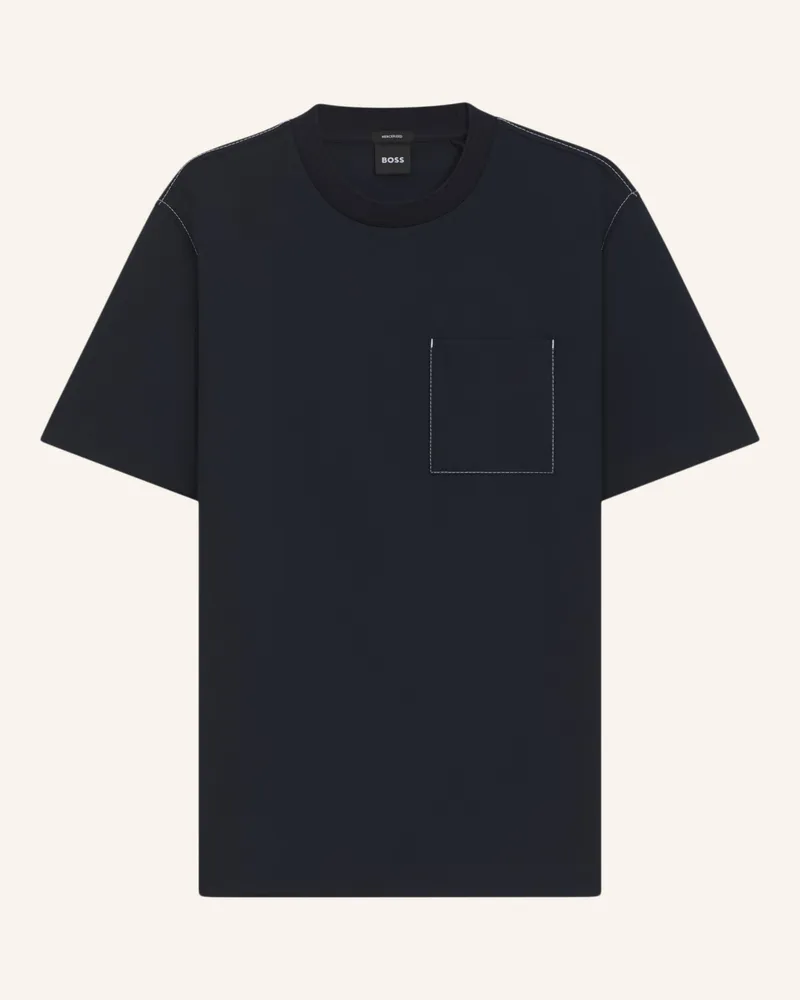 HUGO BOSS T-Shirt C-TAUT 105 Regular Fit Dunkelblau