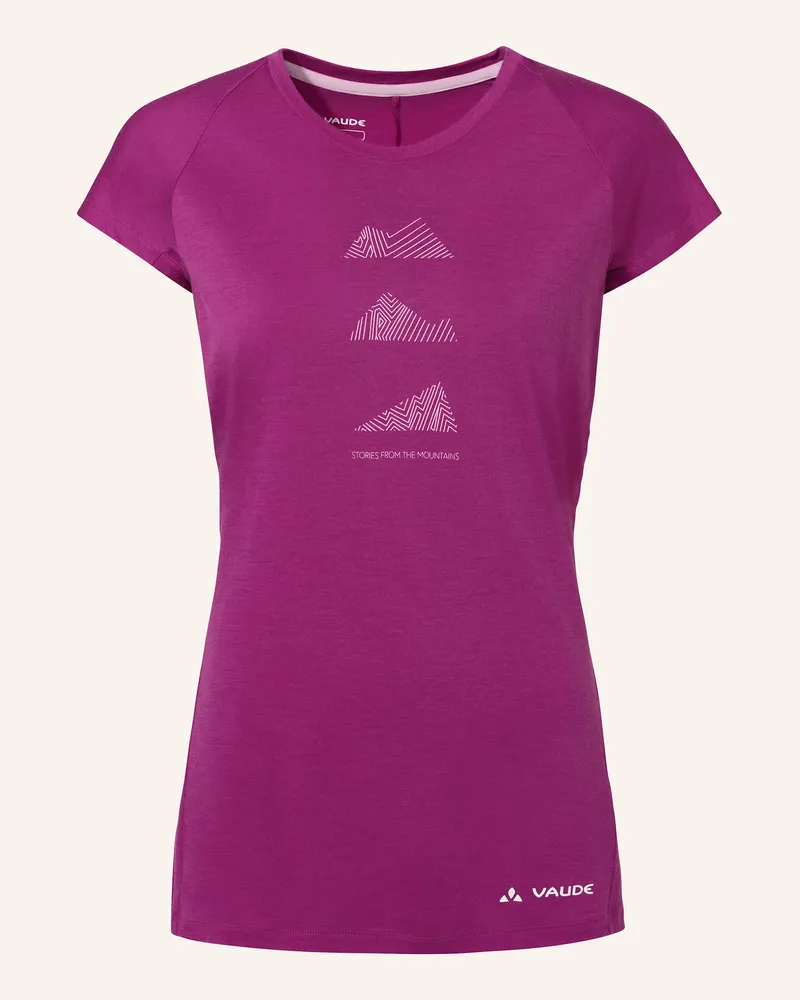 Vaude Funktionsshirt W Tekoa Wool T-Shirt pink Pink