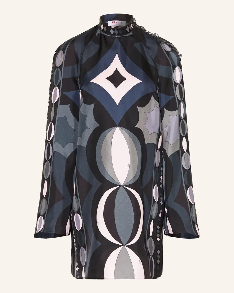 Emilio Pucci Seidenkleid Schwarz
